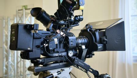 Videokamera.