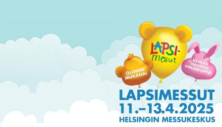 Lapsimessut tapahtumahero.