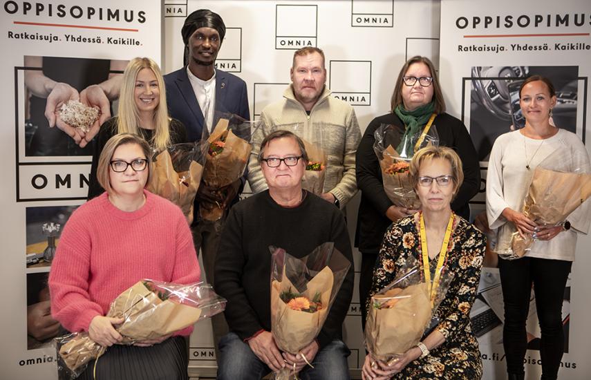 Oppisopimuspalkittavat kuvissa