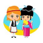 Hanako girls logo.